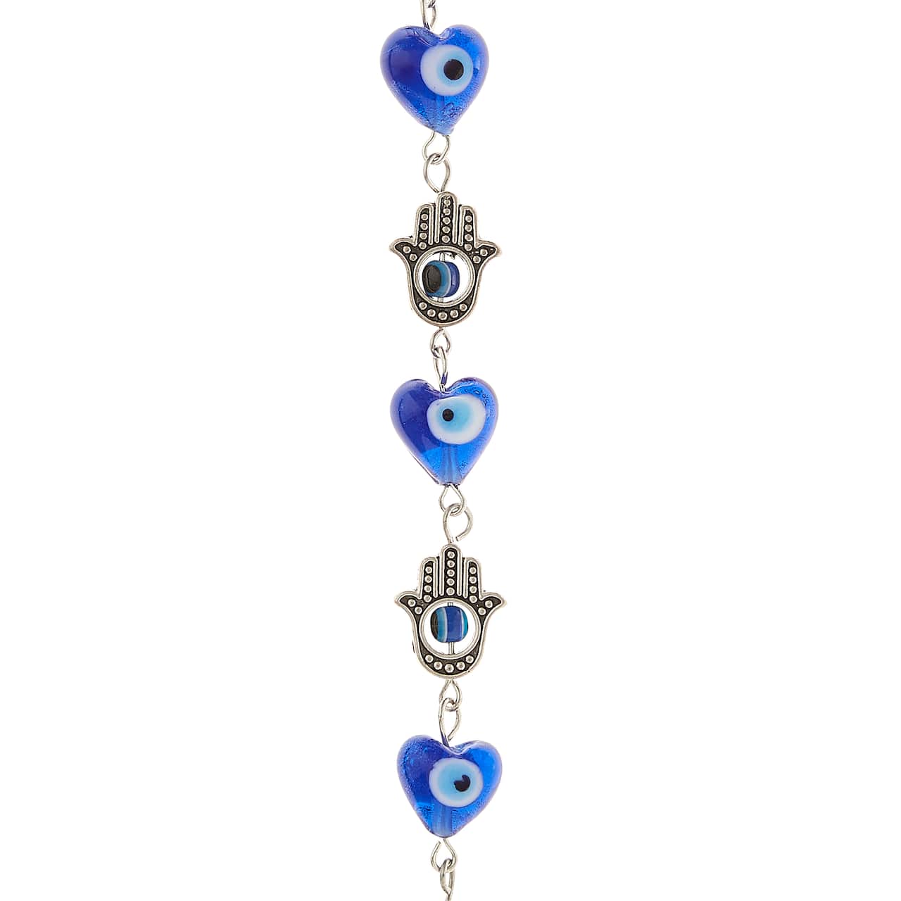 12 Pack: Blue & Silver Hand of Peace Charms by Bead Landing™